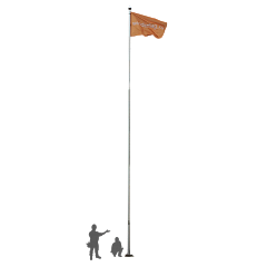 Флагшток уличный от 12 метров из алюминия